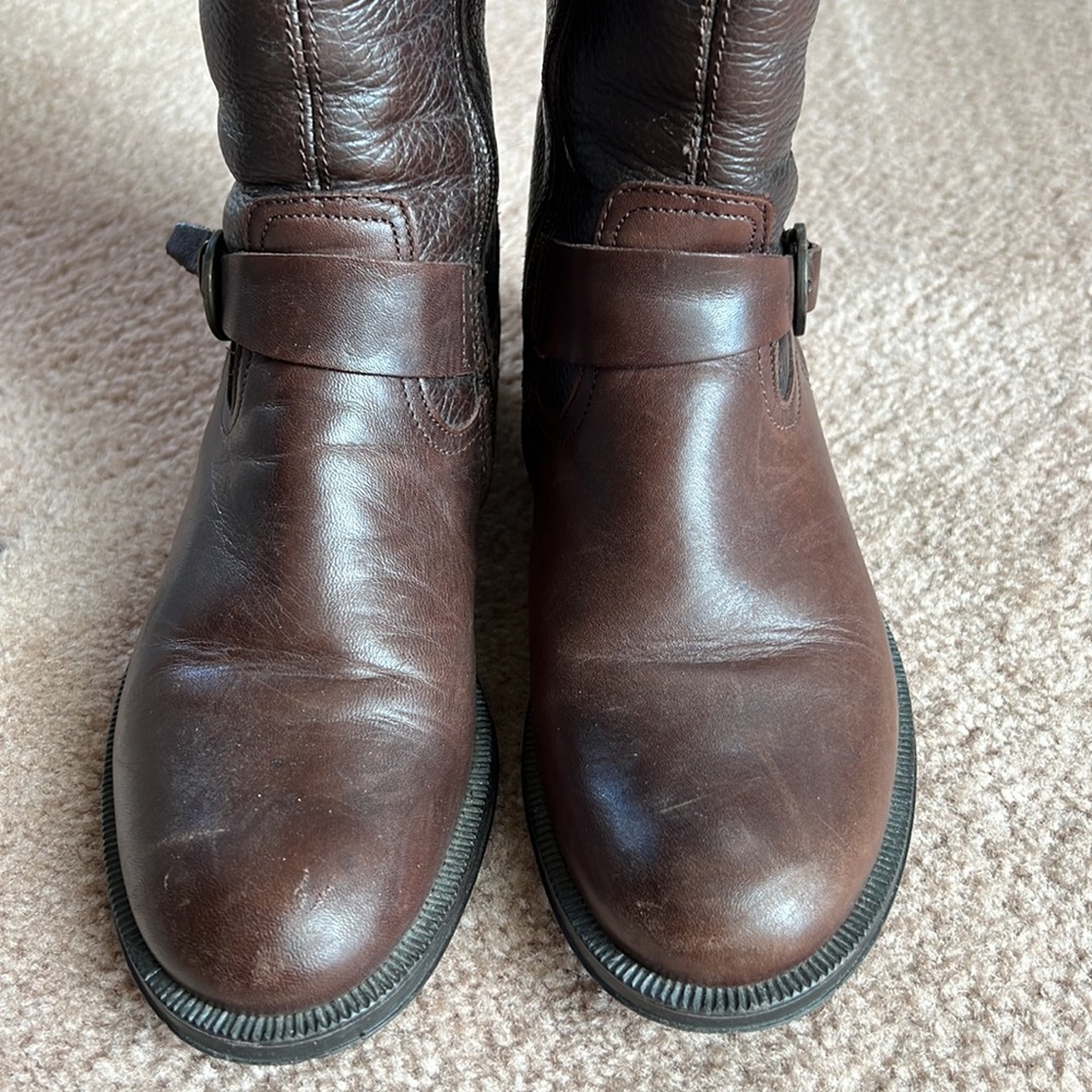 Aldo Brown Textured “Prettner” Riding Boot - Picture 8 of 14